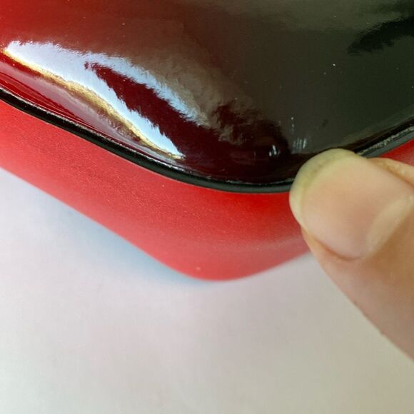 Christian Louboutin New Very Prive Red and Black Heels with Stiletto Design NWOB - Picture 16 of 16